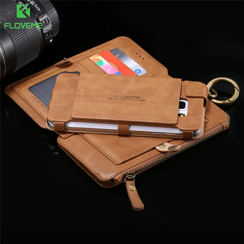 Чехол Кошелек FLOVEME для Samsung Galaxy Note 20 Ultra 10 9 8 S20 S10 S9 S8 Plus S7 S6 Edge|case for samsung|case brandcase |
