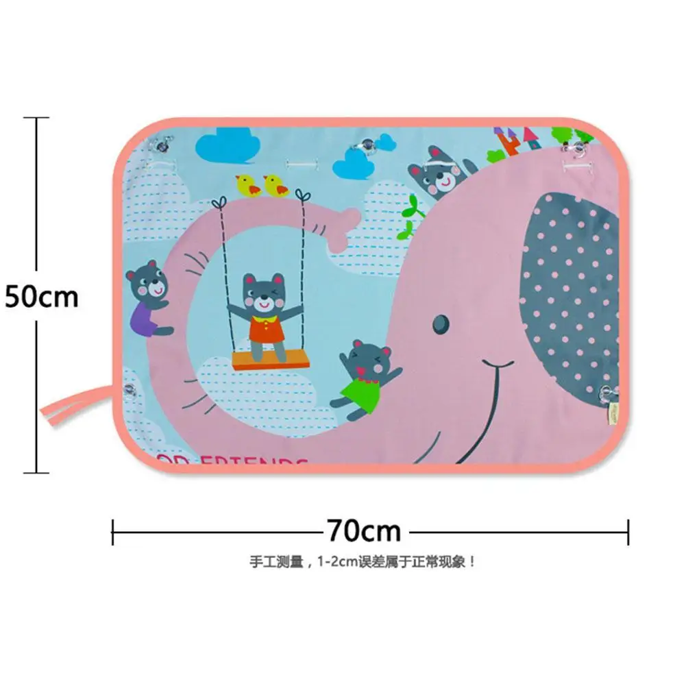 

UV Infant Child Car Sunshade Curtain Cartoon Adjustable Side Rear Window Sunshade And Heat Protection