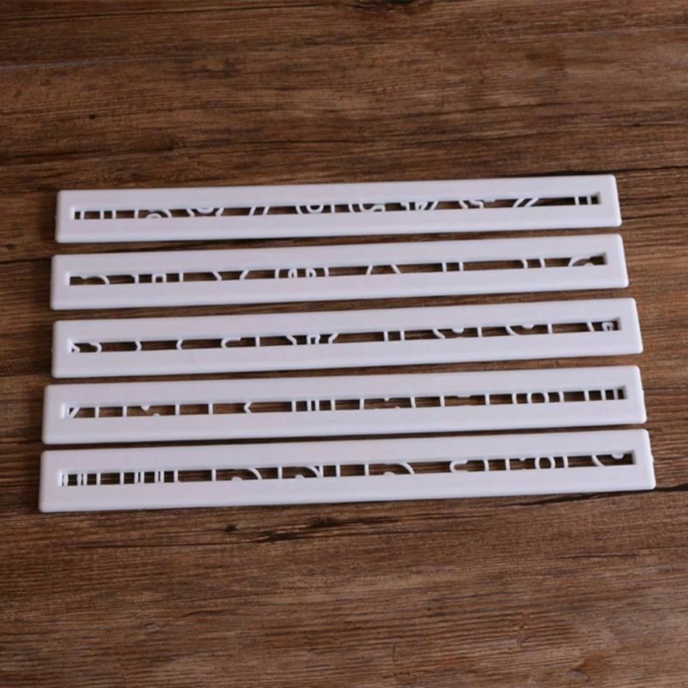 Русские буквы алфавиты помадка Формочки фрезы Embosser Сахар ремесло Алфавит формы