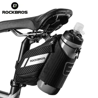 rockbros 1 5l bicycle bag water repellent durable reflective mtb road bike with water bottle pocket bike bag accessories