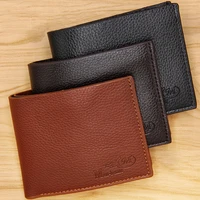 wallet men hot selling new short wallet korean youth mens horizontal thin billetera hombre trend card pack purse for men