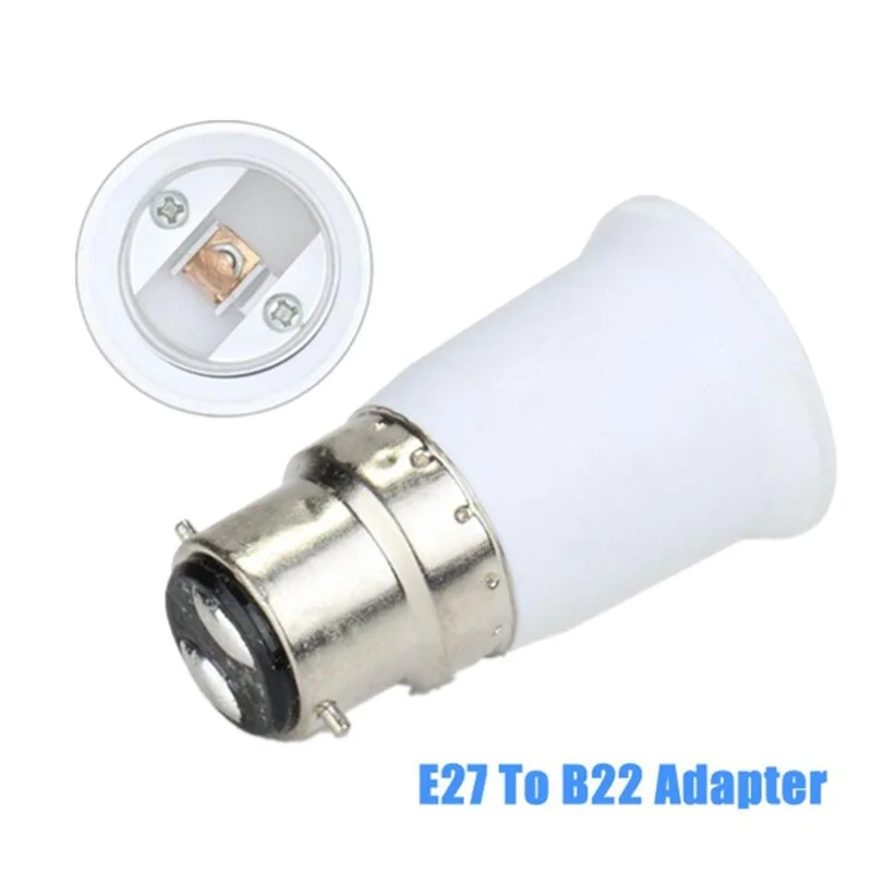 

B22 to E27 Socket Light Bulb Lamp Holder Adapter Plug Extender Lampholder Bulb base bottom adapter