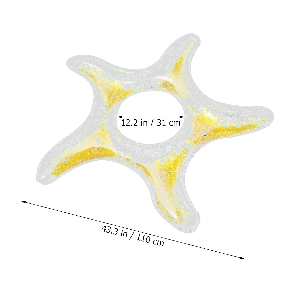 

1PC Inflatable Durable Floating Row Swimming Equipment for Summer Adults