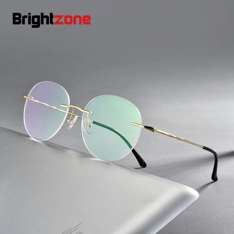 Светильник кие Металлические Модные овальные оправы для очков без мужчин и