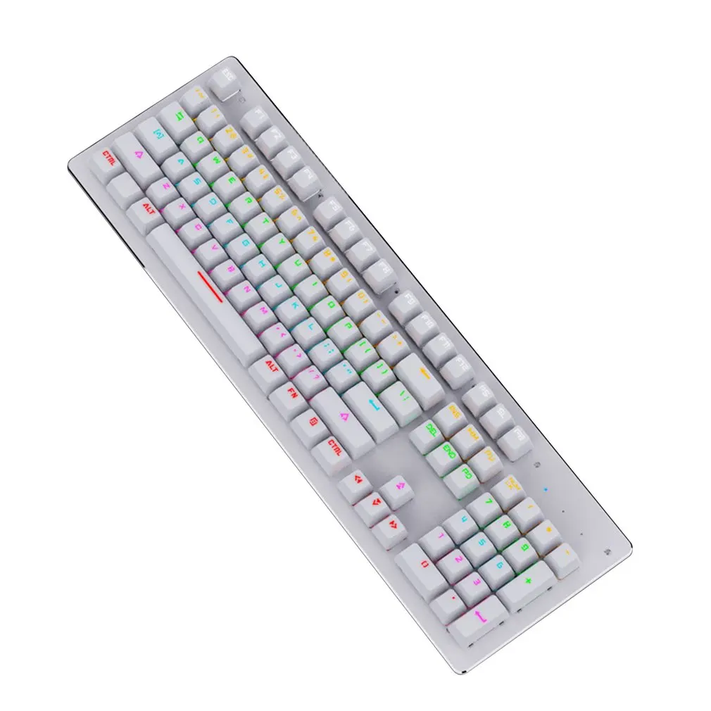 

Gaming Mechanical Keyboard Colorful RGB Wirelsss Keyboard Anti-ghosting RGB Backlit LED USB Keyboard For Gamer PC Laptop