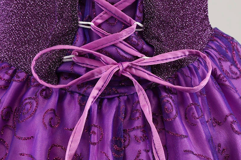 Костюм принцессы Рапунцель спутанный с париком аксессуары София Одежда для