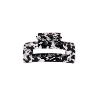 Black And White Cow Pattern Grip Clip Hairpin Cute Retro Geometric Temperament Bangs Hairpin Headdress Fashion As A Gift