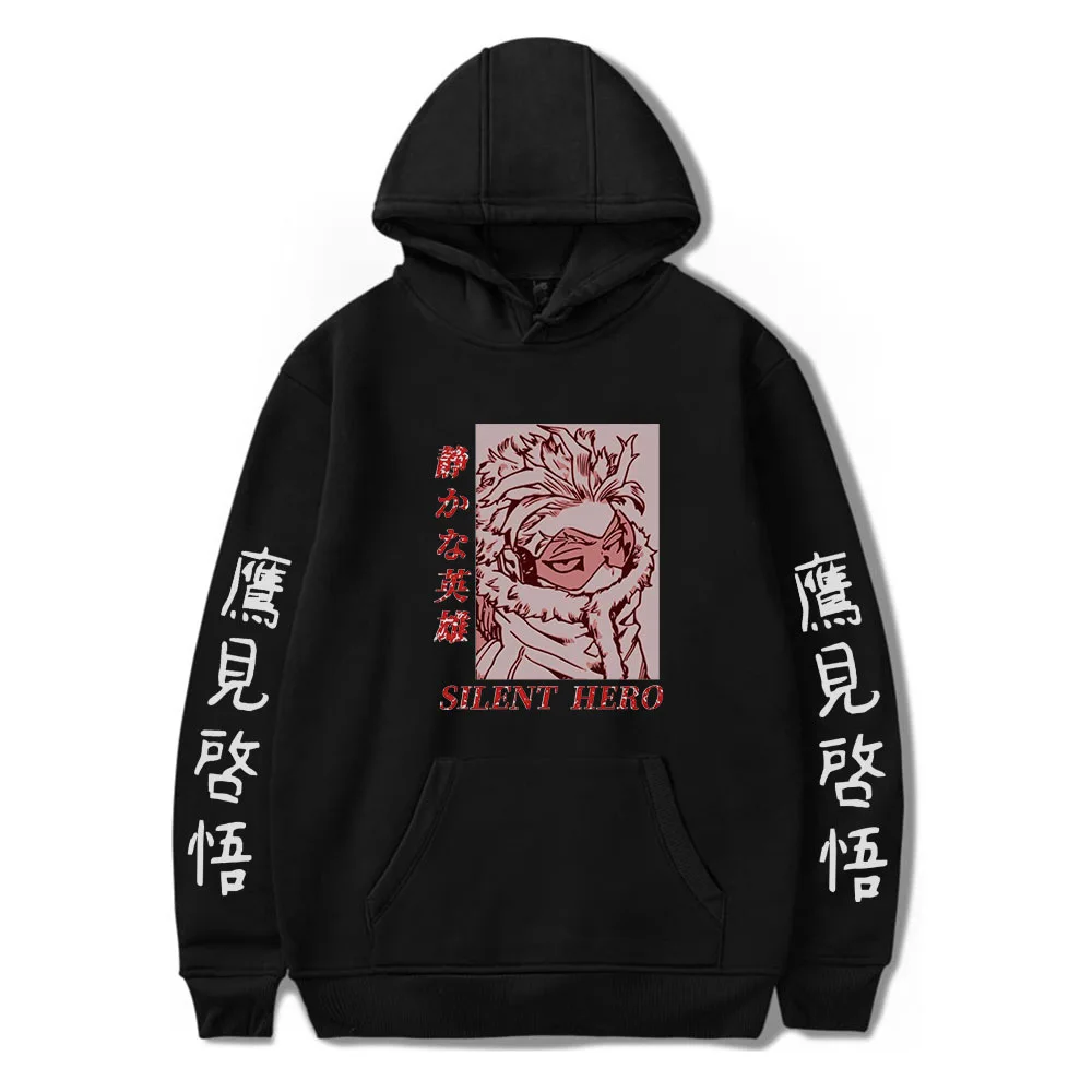 

New Hawks My Hero Academia Hoodie Men Women Harajuku Hoodies Sweatshirts Keigo Takami Anime Clothing Men's Sweatshirts Hip Hop