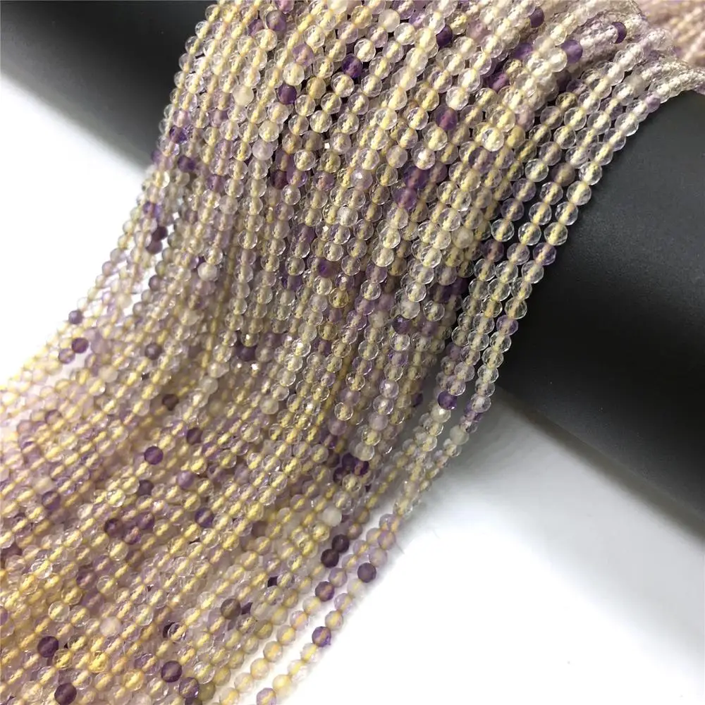Смешанные циркониевые бусины из натурального камня 2 мм 4 для бижутерии ожерелья