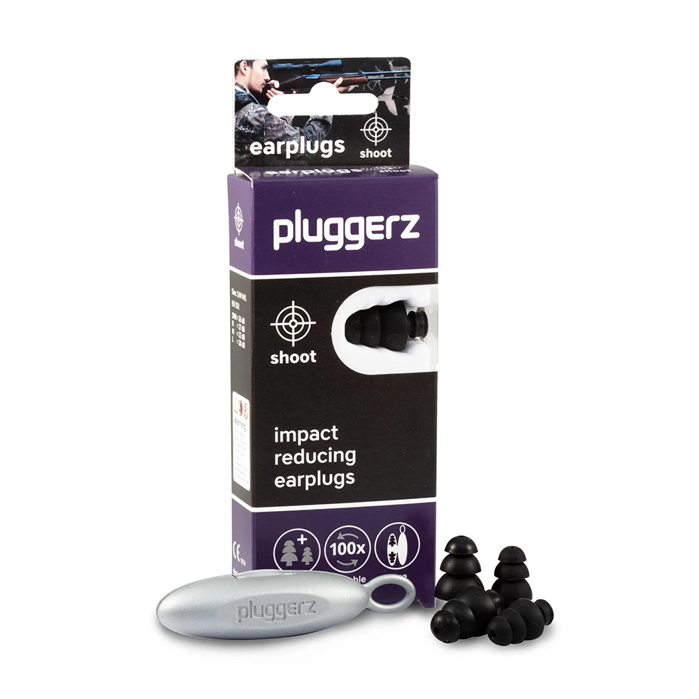 Pluggerz All-fit Shoot многоразовые затычки для ушей с шумоподавлением уникальный фильтр