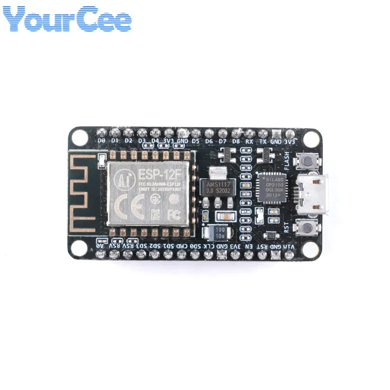 ESP8266MOD беспроводной модуль NodeMcu Lua WIFI макетная плата на основе ESP8266 CP2102 с антенной