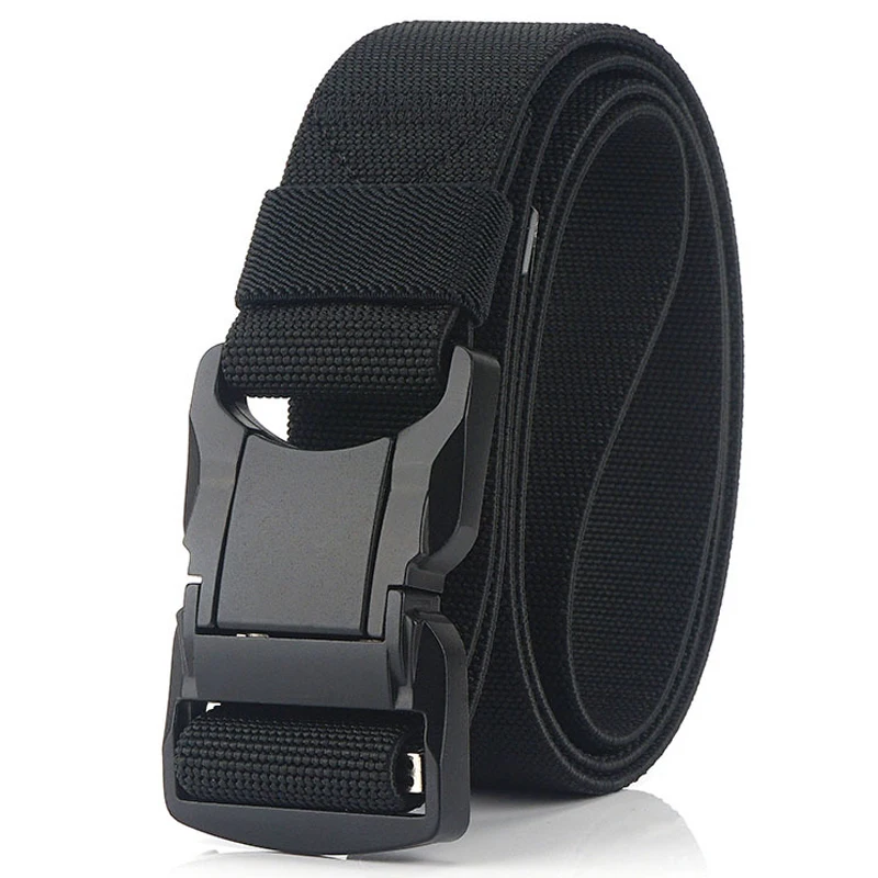 Черный алюминиевый спортивный ремень 2020 быстросъемная Пряжка мягкий настоящий