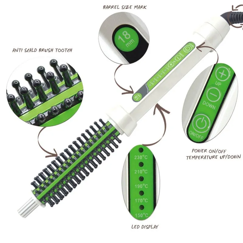 Электрический Выпрямитель для волос расческа профессиональная Складная Щетка