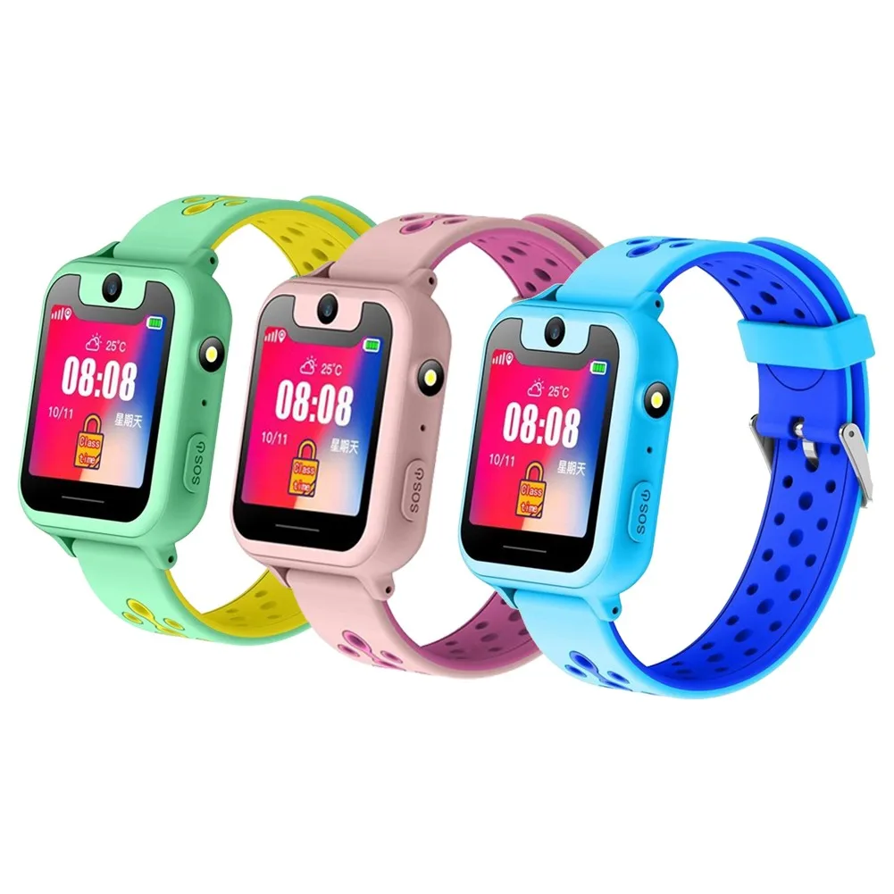 

Детские Смарт-часы SOS телефон часы Смарт-часы для детей с Sim-картой фото водонепроницаемый IP67 детский подарок для IOS Android