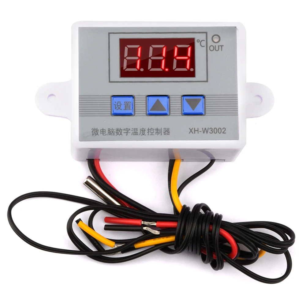 

Цифровой регулятор температуры и влажности W3001 /W3002 DC24-60V LED NTC 10K