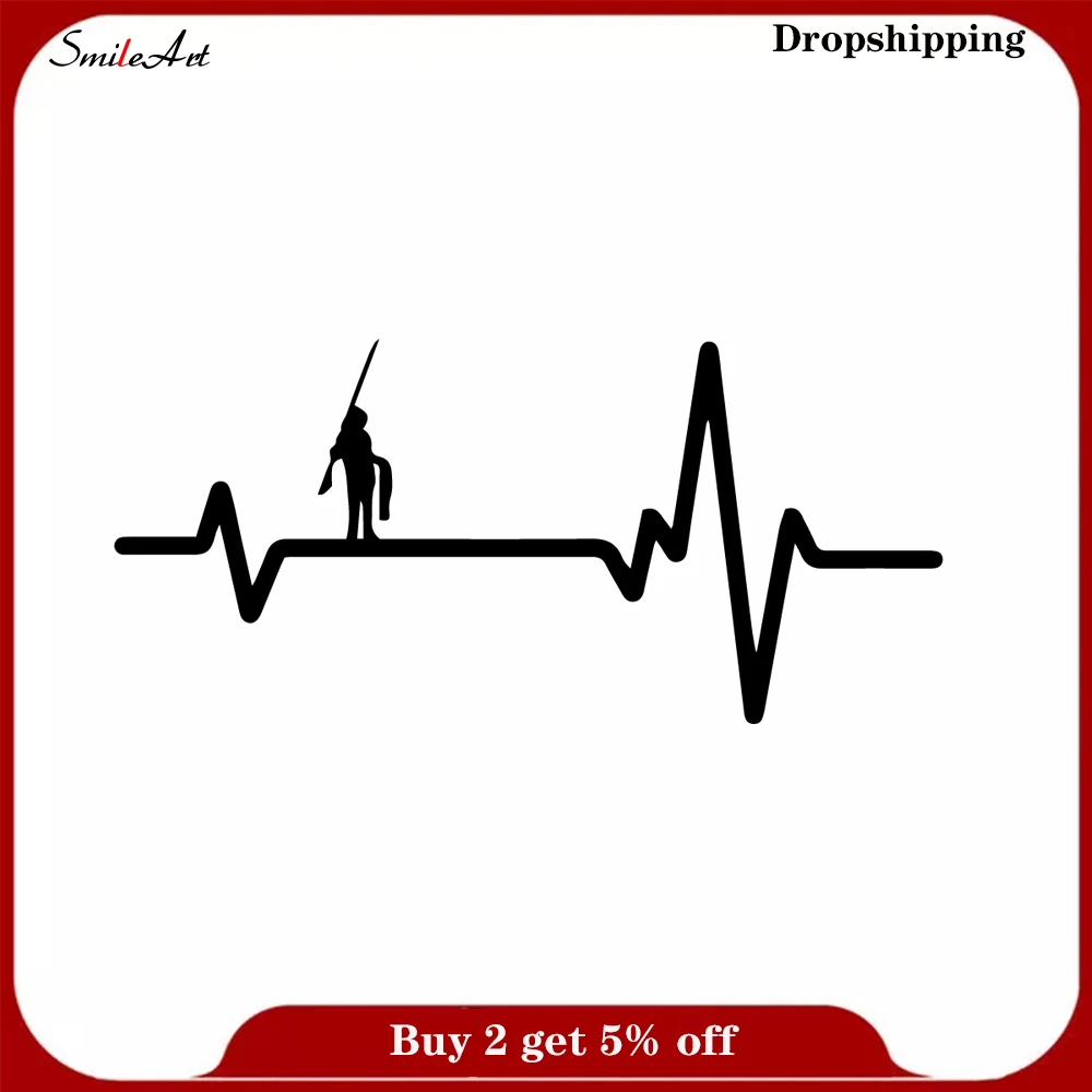 3D Наклейка на стену с ЭКГ наклейка домашний декор ПВХ наклейки домашние