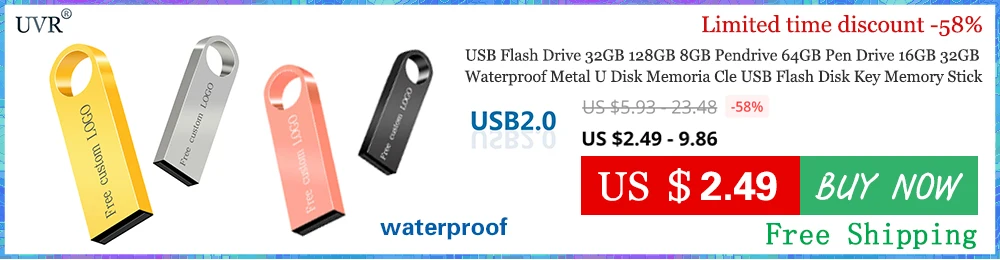 Супер мини usb флеш-накопитель 8 ГБ, металлическая Флешка 64 ГБ, карта памяти 16 Гб, usb 2,0, флеш-накопитель 32 ГБ, флеш-диск 128 ГБ, печать логотипа
