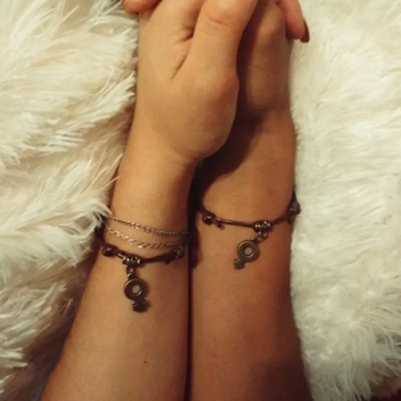 Браслет-цепочка мужской/женский ручной работы Винтажные Украшения | Браслеты