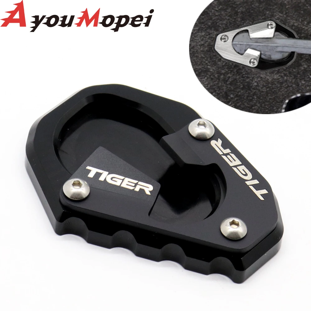 

Motorcycle Kickstand Side Stand Support Plate Enlarge Extension Pad For Triumph Tiger 900 GT Pro 2020 Tiger900 Parts