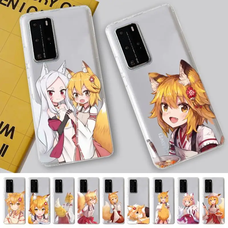 

YNDFCNB Anime The Helpful Fox Senko San Phone Case For Huawei P 20 30 40 pro lite Psmart2019 Honor 8 10 20 Y5 6 2019 Nova3E