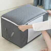 wholesale home storage foldable bag new waterproof oxford fabric bedding pillows quilt storage bag clothes storage bag organizer