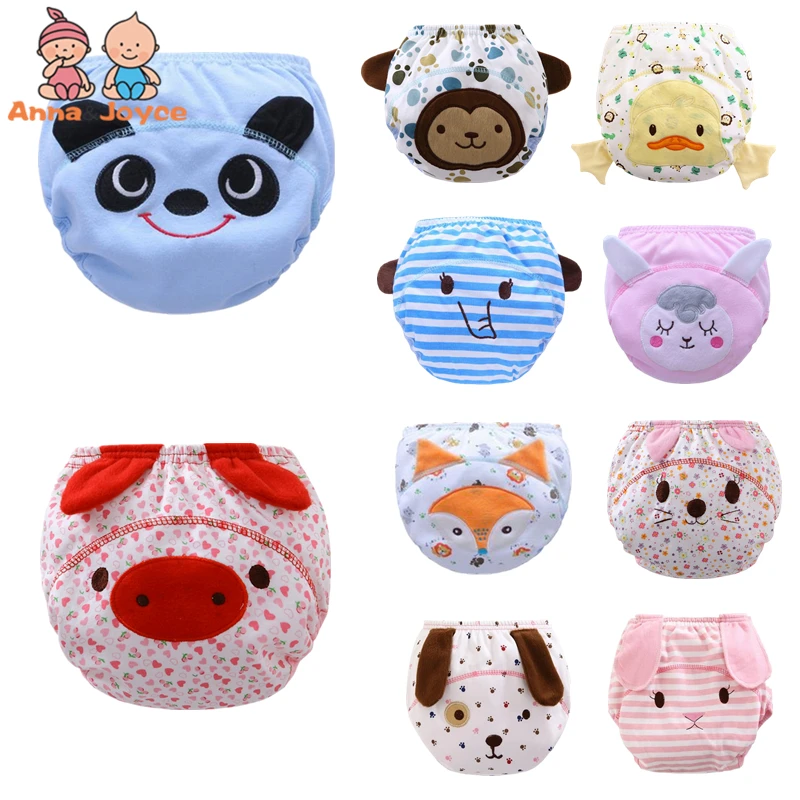 10 шт./лот детские подгузники моющееся нижнее белье тренировочные брюки 80/90/100|cloth