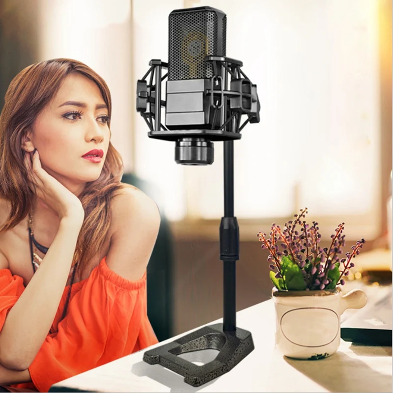 Настольная микрофонная стойка подставка для микрофона Утяжеленным основанием с