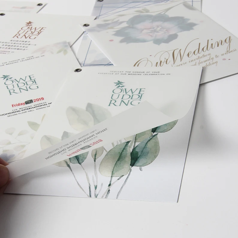 20pcs Sulfuric acid paper translucent contracted card birthday thank you invitation tags custom printing | Дом и сад