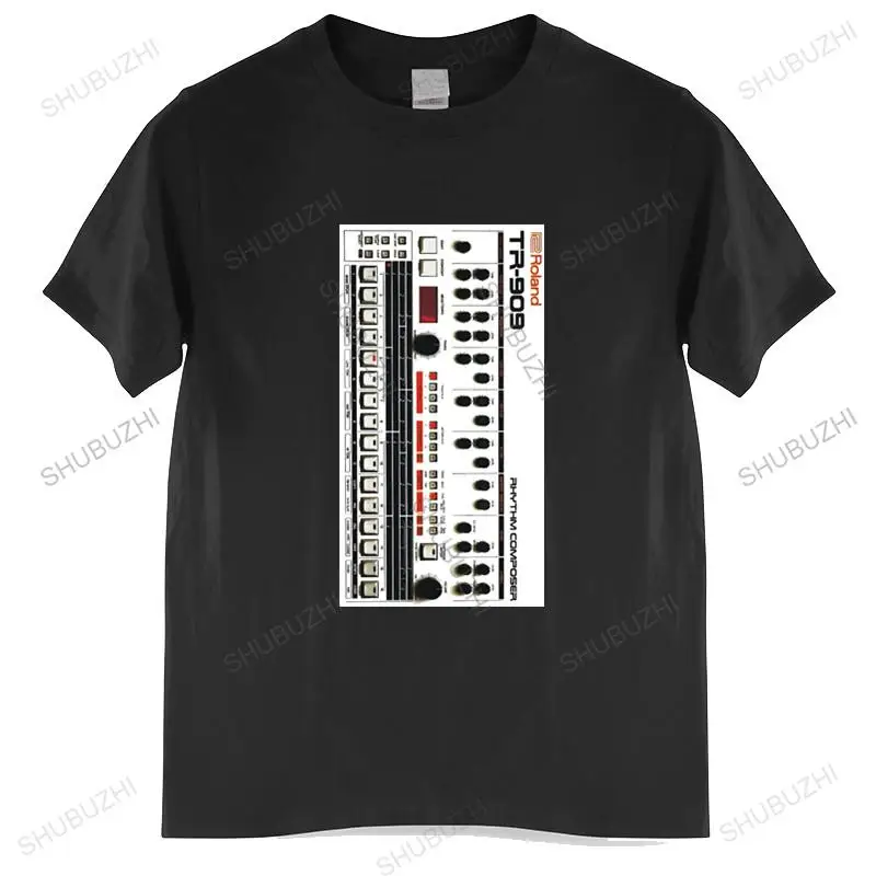 Футболка мужская хлопок топы Roland 909 Ударная Машина 7 Винтажная футболка
