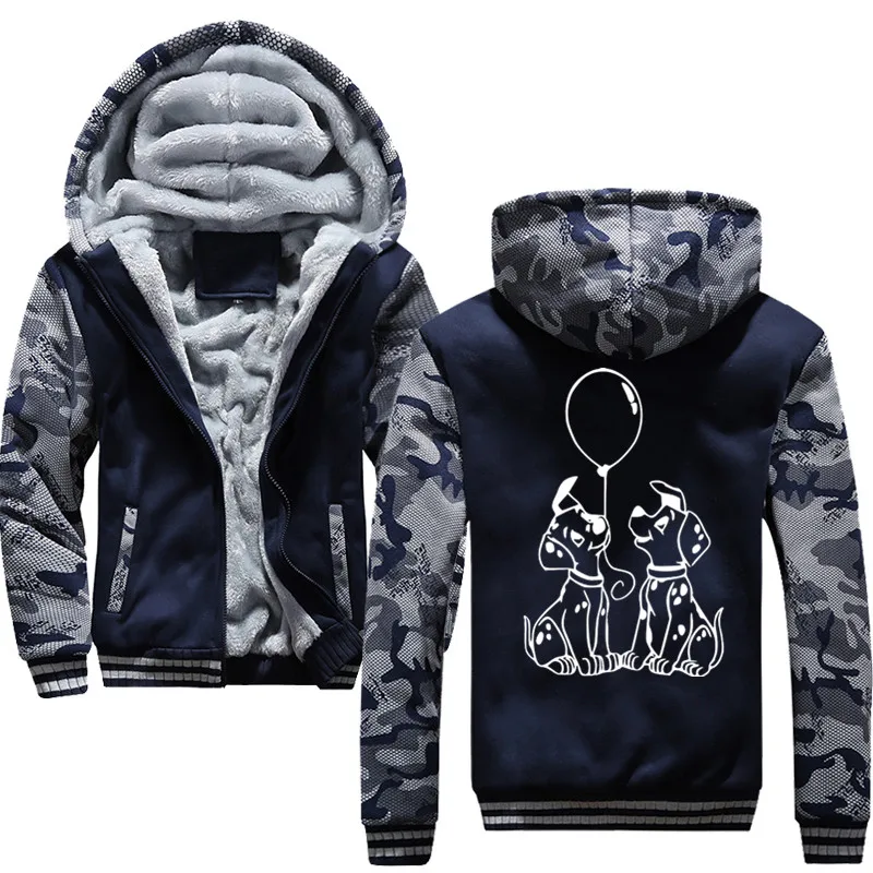 Толстовка мужская зимняя с капюшоном толстая флисовая толстовка черный хлопок