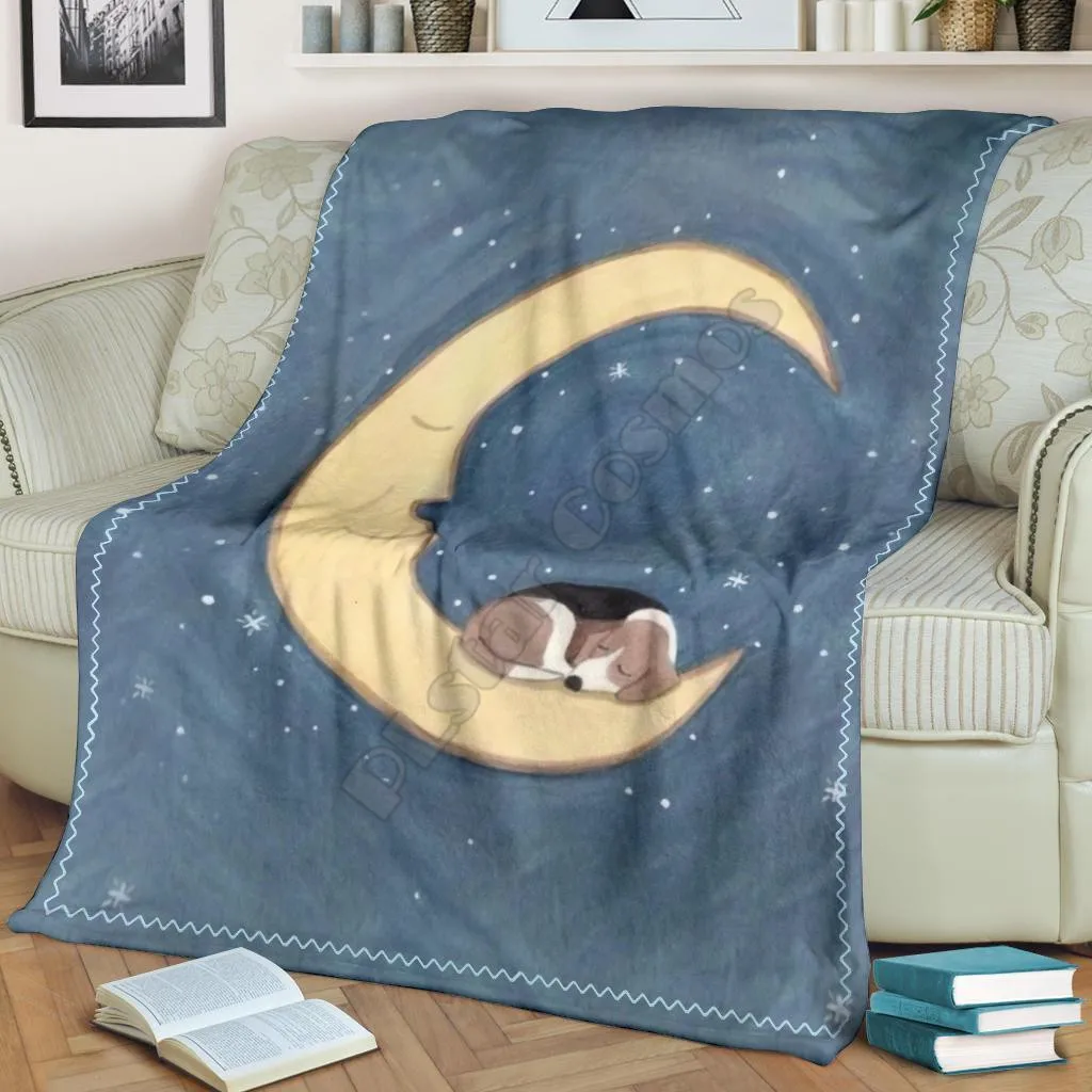 Подсолнух Бигль Флисовое одеяло собака 3d печать носимый Взрослые/Дети шерпа