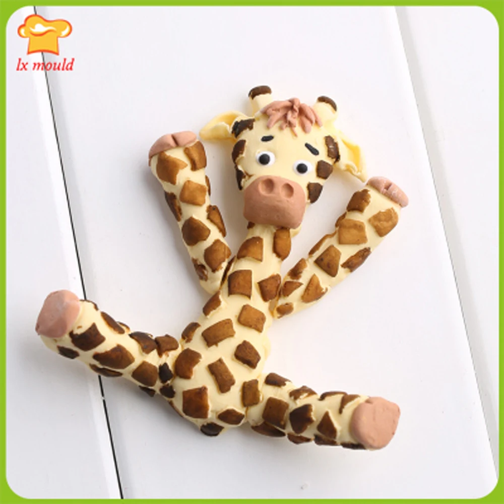 Милый мультфильм силиконовые формы для выпечки в виде животных DIY ароматерапия