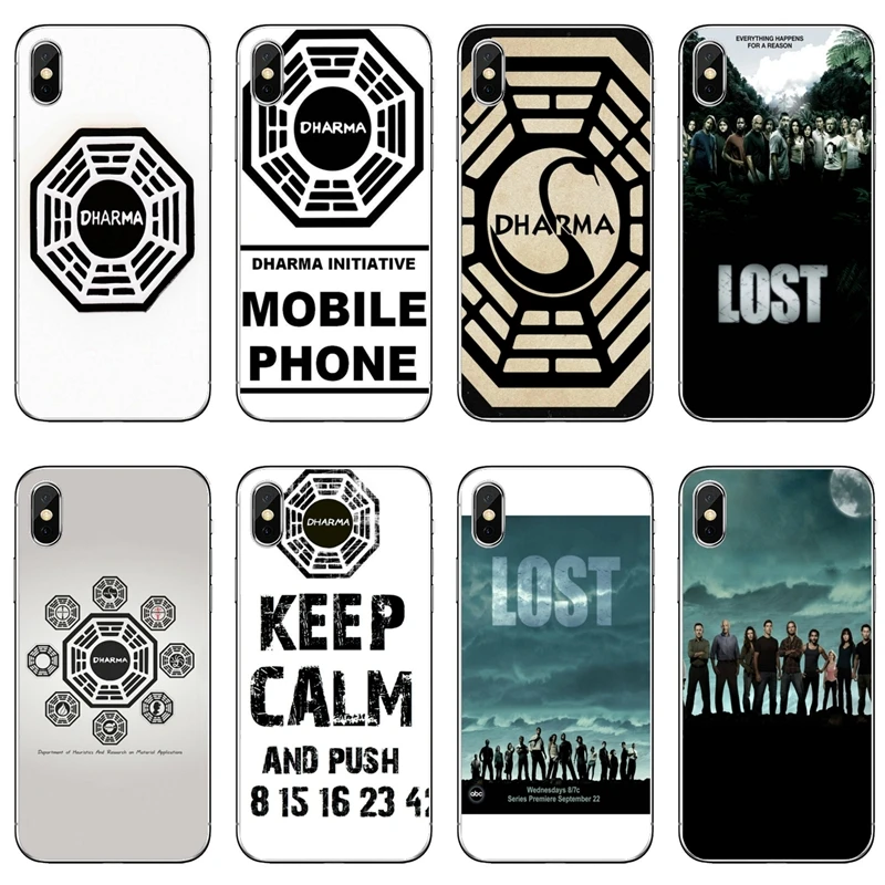 Мягкий силиконовый чехол для телефона Lost TV Series Dharma iPhone 11 Pro XS Max XR X 8 7 6 6S Plus 5 5S SE 4S 4