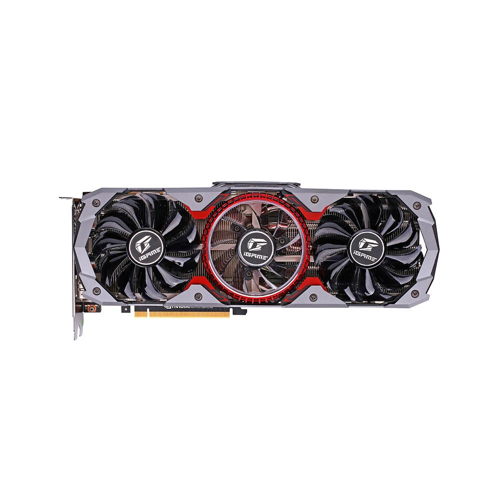 Красочная iGame GeForce RTX 2080 Super Advanced OC GDDR6 8G Графическая панель с карточками сзади Armor 5*8 мм медь
