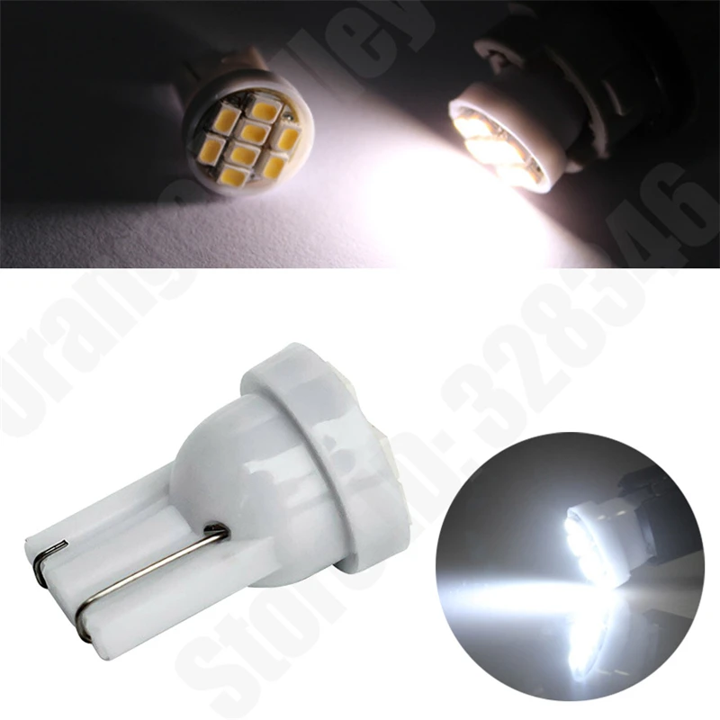 100 шт. T10 1206 3020 8SMD w5w 194 168 192 Авто Клин 8 светодиодов SMD зазор лампа Стайлинг оптовая