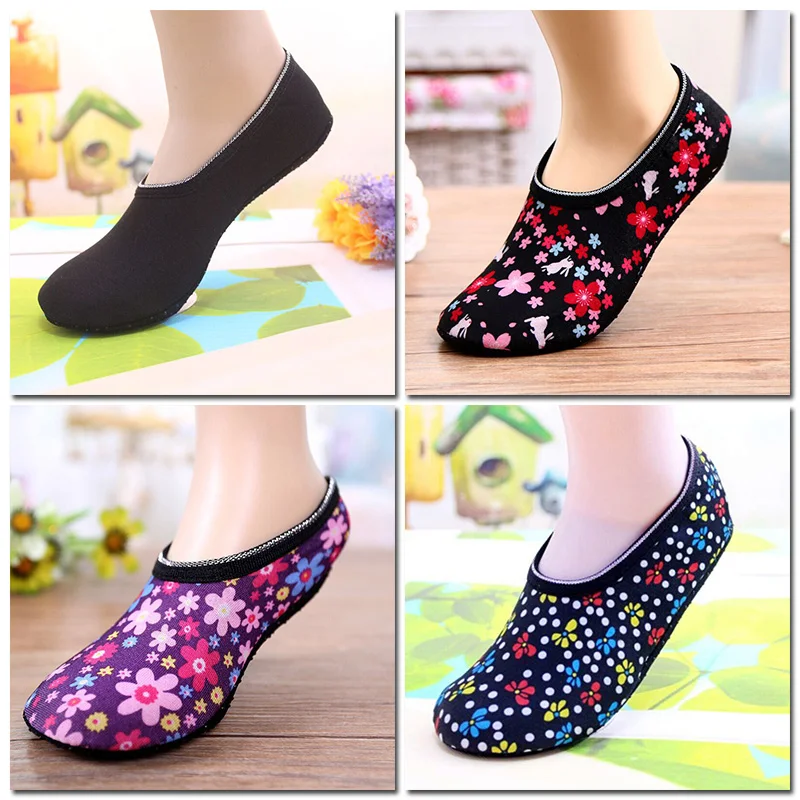 Женские теплые носки для пола утепленные невидимые короткие бархатные до