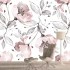 Винтажные 3d обои в рулоне с цветами розы, домашний декор для гостиной, дивана, фоновые рельефные настенные Стикеры, виниловые водонепроницаемые фрески