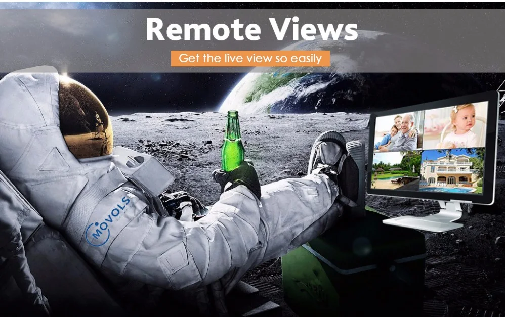 MOVOLS HD 5MP H.265 камера безопасности система наружная крытая 8 шт CCTV камера ночного видения Система видеонаблюдения 8CH DVR Набор