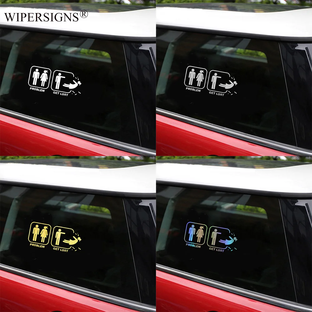 Виниловые наклейки на бампер и окно для влюбленных|Наклейки автомобиль| |