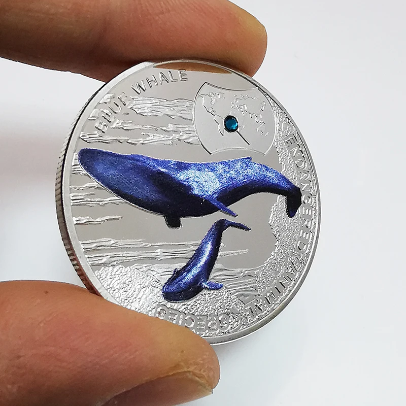 Памятные монеты с изображением красивой африканской дикой природы животных