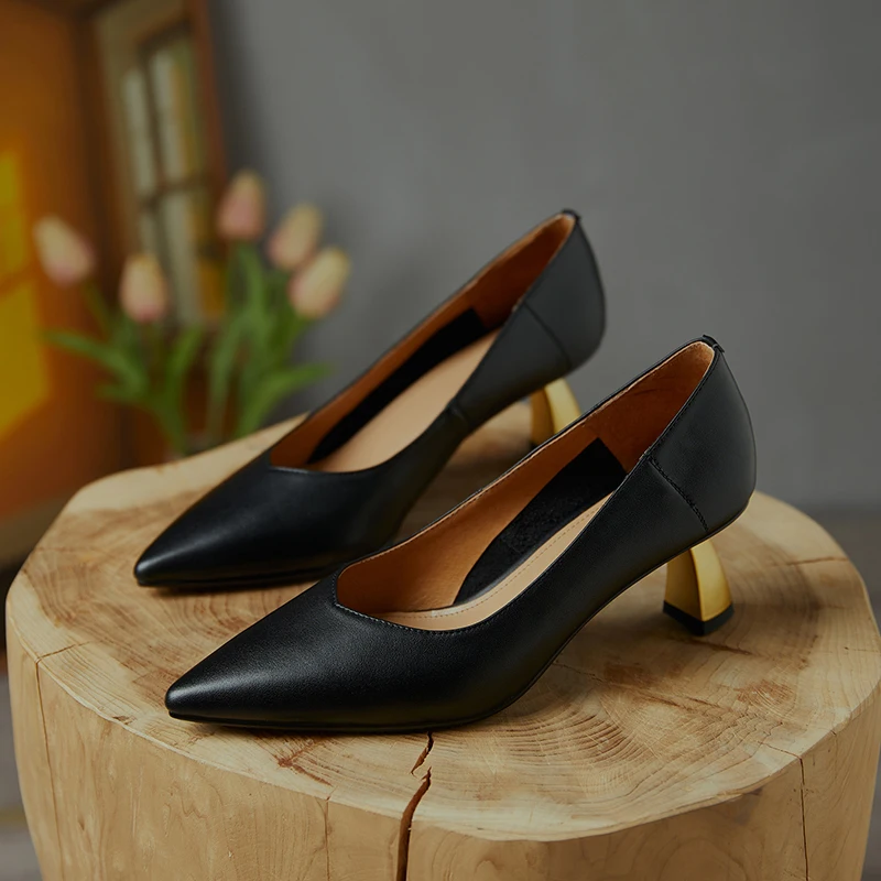 

poined Toe Shoes Woman 2021 Fashion Women High Heels Pumps For Women Newest Shallow Working Dancing Basic Women Shoes