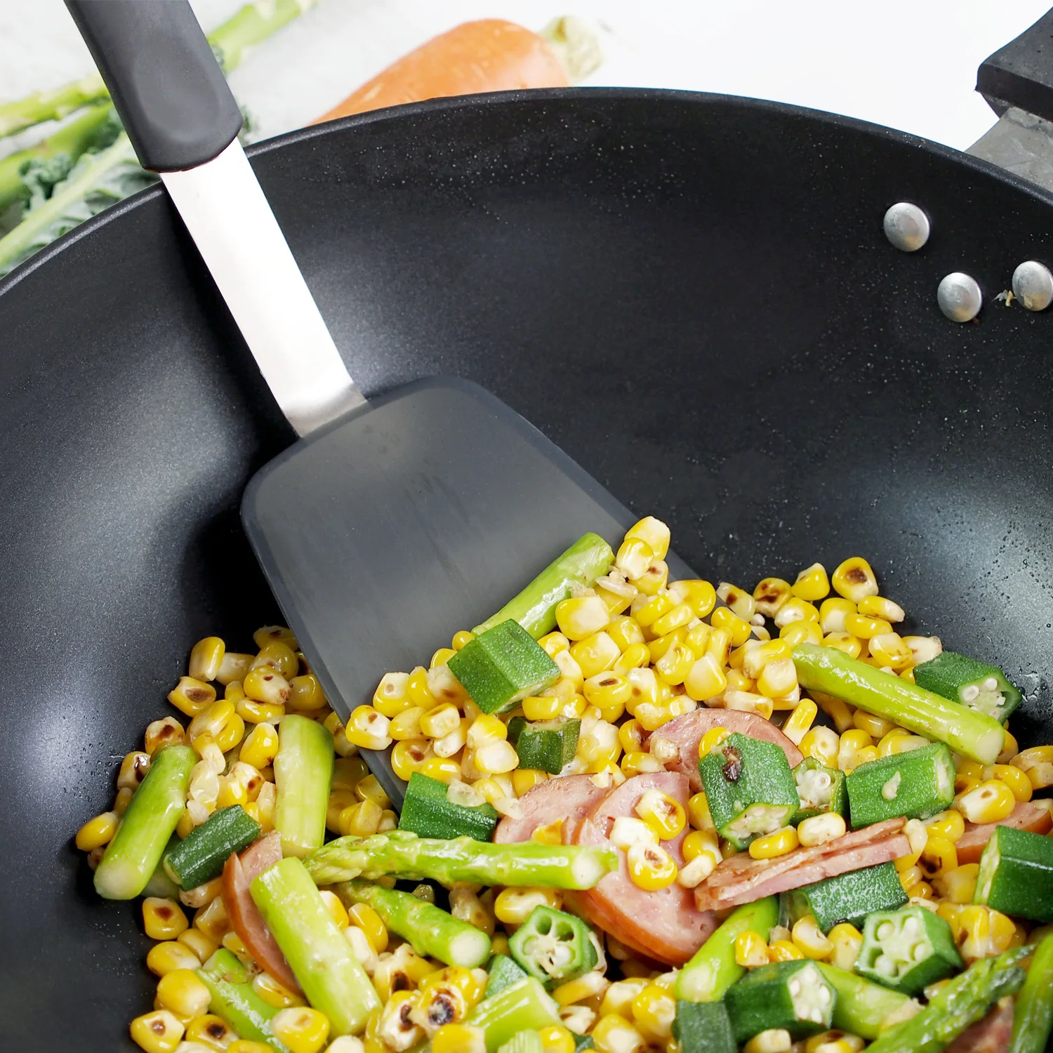 Высокоэластичный силиконовый шпатель в западном стиле устойчивый к высоким