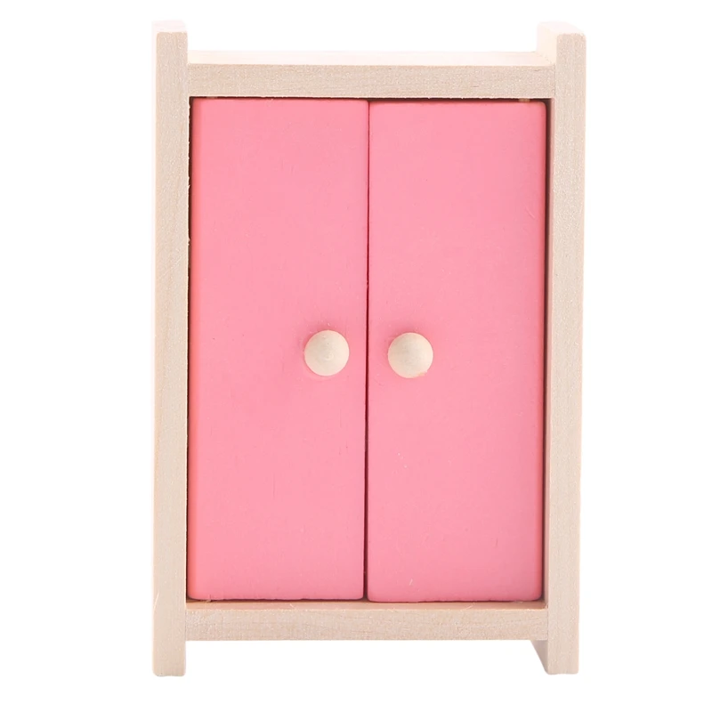 

Mini Children Wooden Doll House Furniture Kids Bedroom
