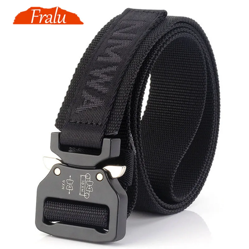 

Tactical Belts Nylon Military Waist Belt with Metal Buckle Adjustable Heavy Duty Training Waist Belt Hunting Accessories