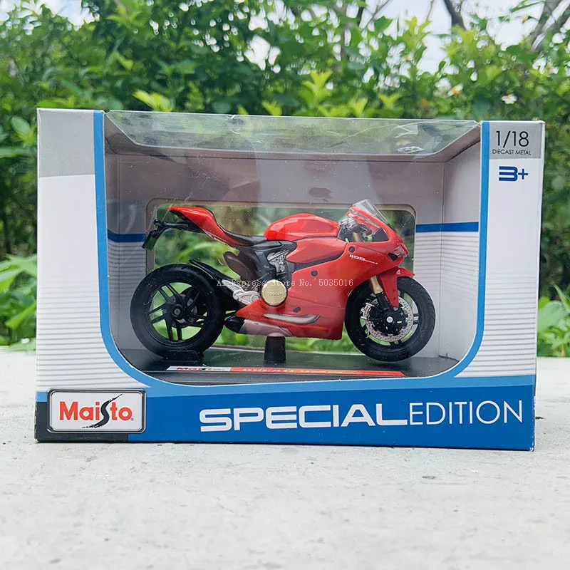 Maisto 1:18 16 стилей Ducati 1199 Panigaie оригинальная Авторизованная модель мотоцикла из