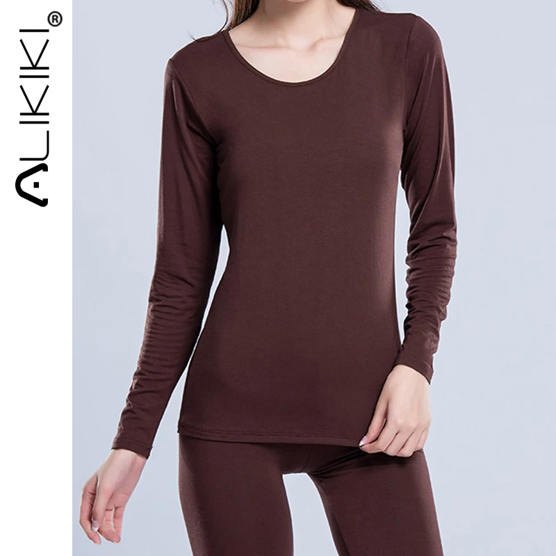 Теплое термобелье комплект из 2 предметов сексуальное женское нижнее белье