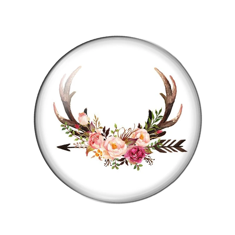 Горячая Распродажа с цветочным рисунком оленьих рогов 8 мм/10 мм/12 мм/18 мм/20 мм/25 мм