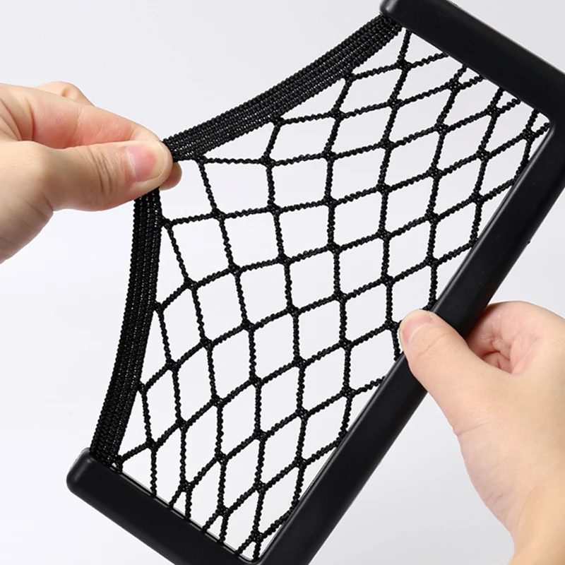 Автомобильная Сетчатая Сумка держатель для телефона Органайзер с карманами