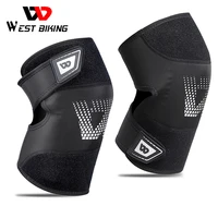 west biking professional sports safety knee support elastic knee pads support running fitness gear tendon strap brace protector