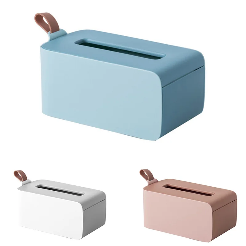 

Tissue Box Seal Baby Wipes Paper Storage Box Dispenser Holder Household Plastic Dust-Proof Tissue Box with Lid